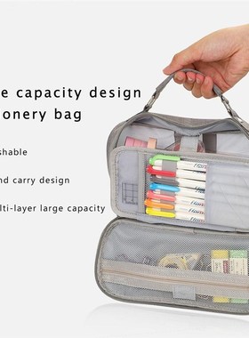 极速6 ColoPrs Simplnicity avas encil Case Largne Capacity OI