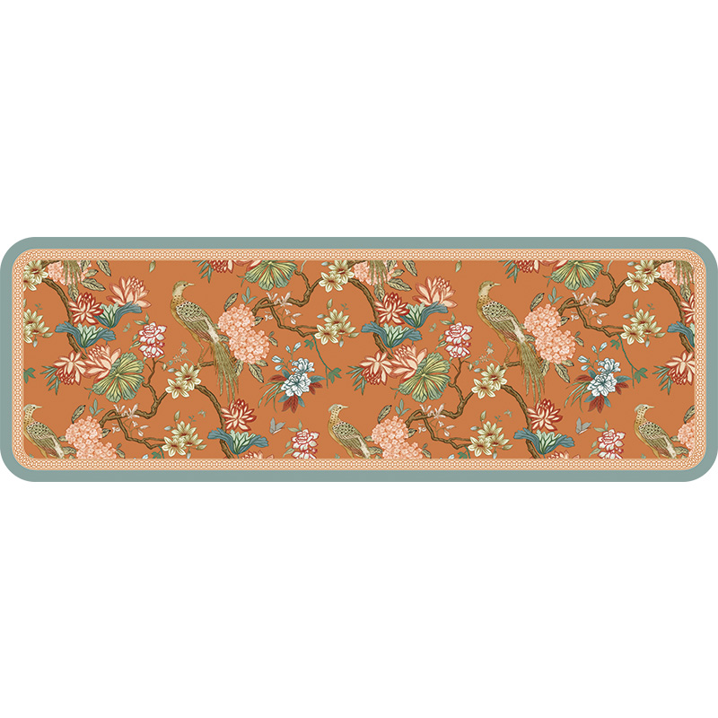 极速厨房地垫防滑j防油可擦免洗地毯整铺免清洗皮革吸水防脏脚垫