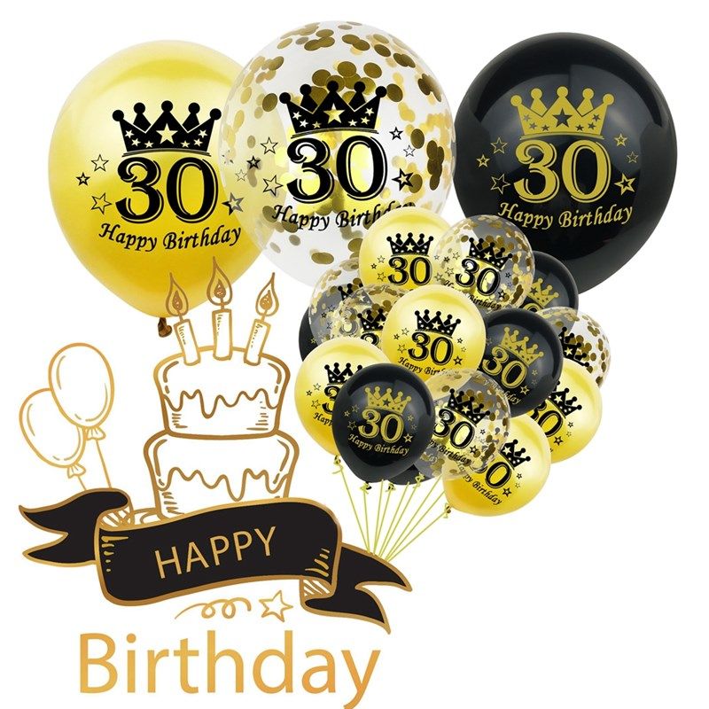 极速Happy 30th 40th 50th 60th Birthday Banner TFlags Party