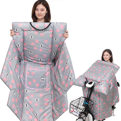 极速电动车档风e被新款小电驴毛驴挡风J被电动脚踏车挡风罩特厚特