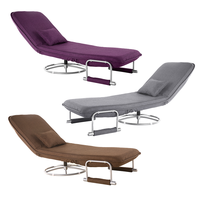 极速办公室折叠两用床午睡单人旋转升降双用伸缩S电脑躺椅临时午