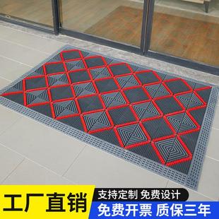 室外地垫入户门脚垫户外门口防滑垫进门塑料防滑门垫商用防水地毯