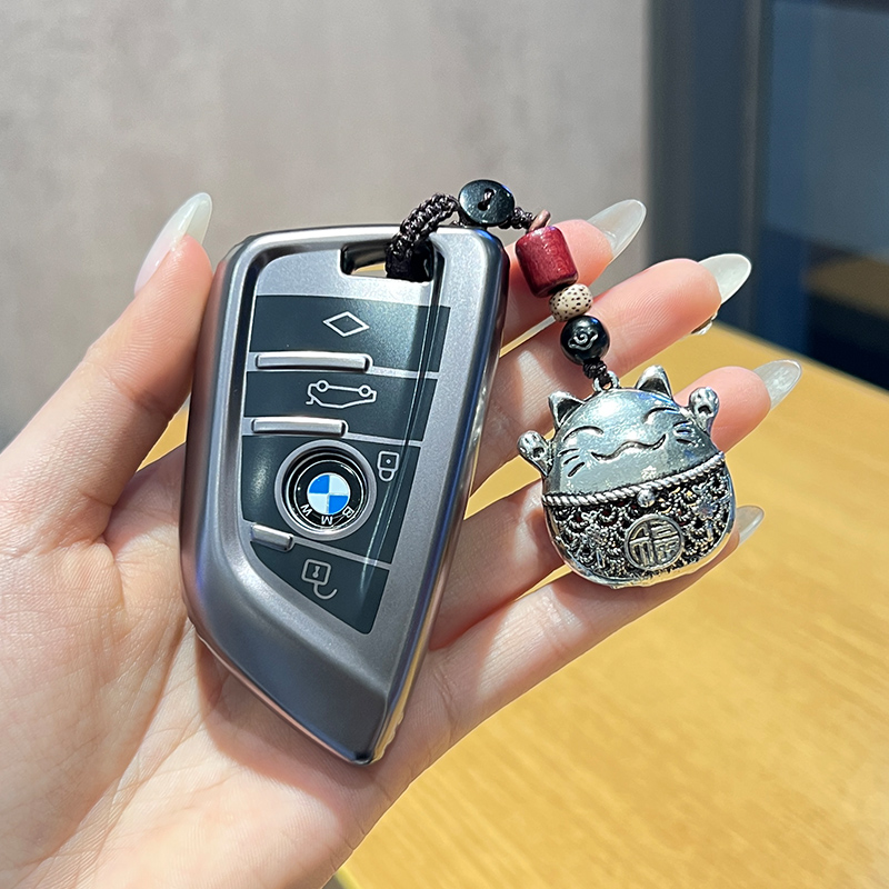 适用于宝马钥匙套3系5系530刀锋1系x5车x3女x1三系i3五系ix3扣x2