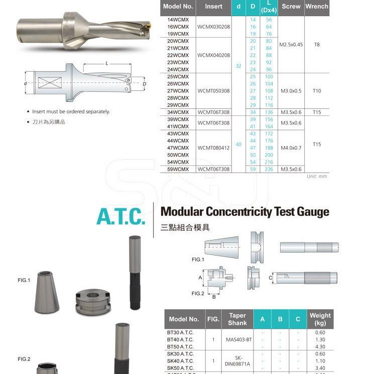 供应安威三点组合模具安威校刀器对刀仪刀库对刀器HSK63F-ATC