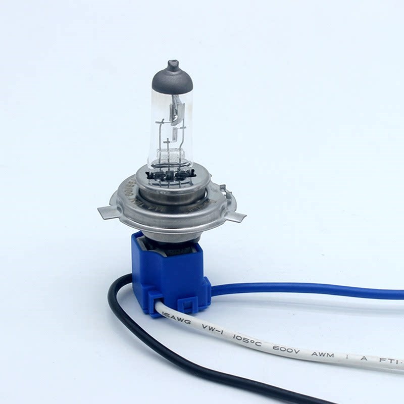 速发适用新能源瑞驰EC5远近一体灯近光灯远光卤素灯插头线H4 12V