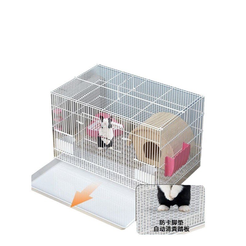 速发兔笼特大号小兔子笼子猪笼鼠豚自动清粪仓兔窝屋室内家用