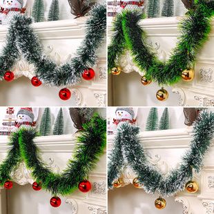 速发儿年节装饰品幼新园彩条挂件毛条品花片拉花饰雪氛围挂饰场景