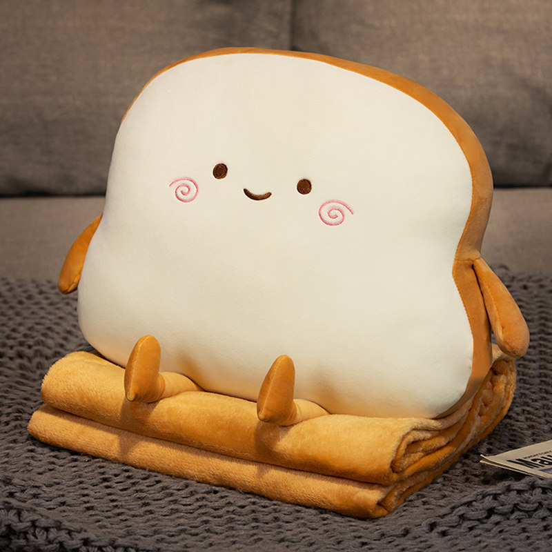 吐司抱枕被子两用毛毯二合一办公室午睡枕头汽车用靠枕车载空调被,居家布艺,抱枕被,淘宝优惠券,粉丝福利购,淘宝优惠卷