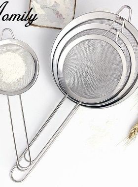 Fine Mesh Stainless Steel Strainers Kitchen Handheld Flour