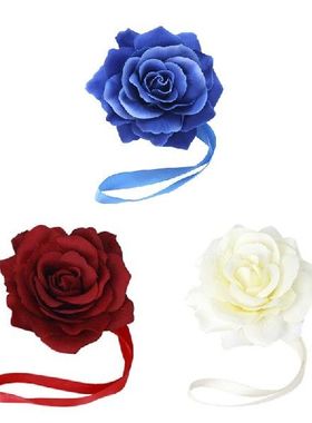 Flower Magnetic Curtain Buckle Tieback Holdback Holder Clip