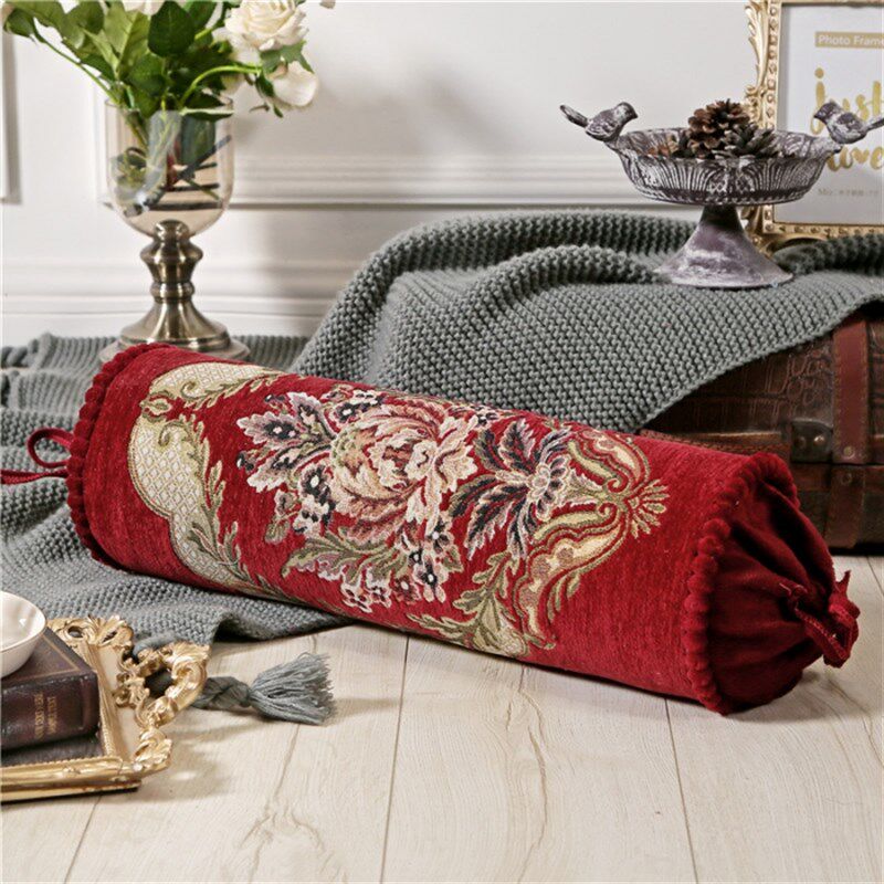 极速客厅沙发扶手枕长条圆柱形抱枕腰枕套成人荞麦壳糖果颈椎圆筒