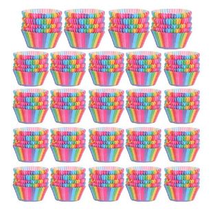 120pcs Colorful Muffin Box Cake Mold Cupcake Wrappers