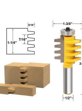 14 12 8 Handles ank Rail Reversible Finger Joint Bit Con