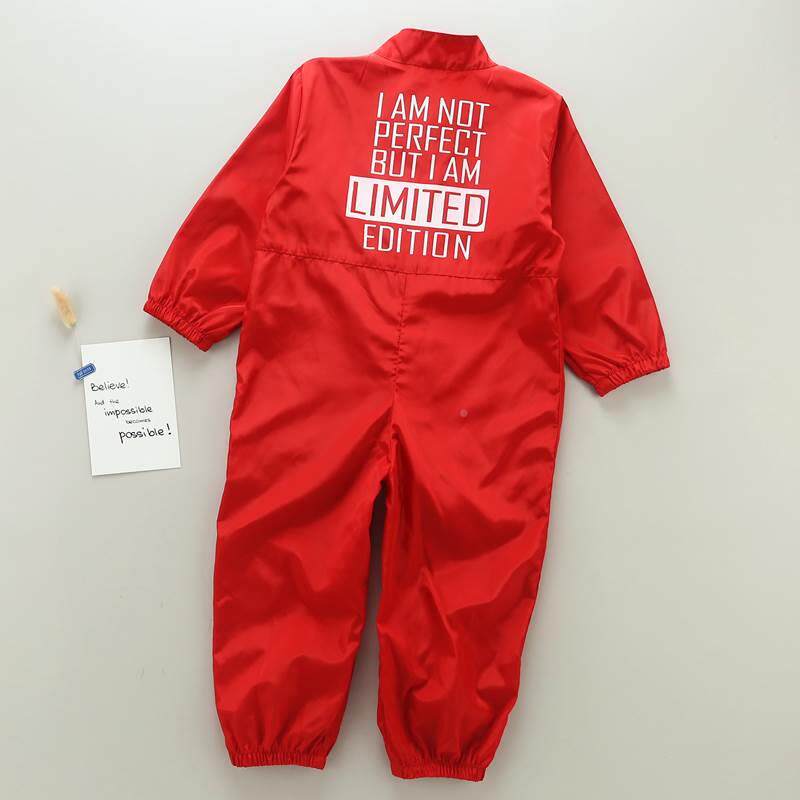 极速l爬爬服防防童护服画衣防水哈衣儿宝画宝防护脏衣连体帅气M