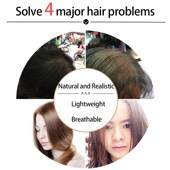 Neat Synthetic Invisible Fake Front Hair Clip Bang Fringe