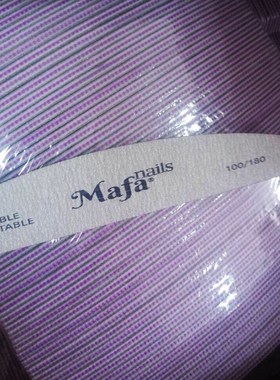 100 pcs  Half Moon Nail File Grit 100 180  Sand File Profes