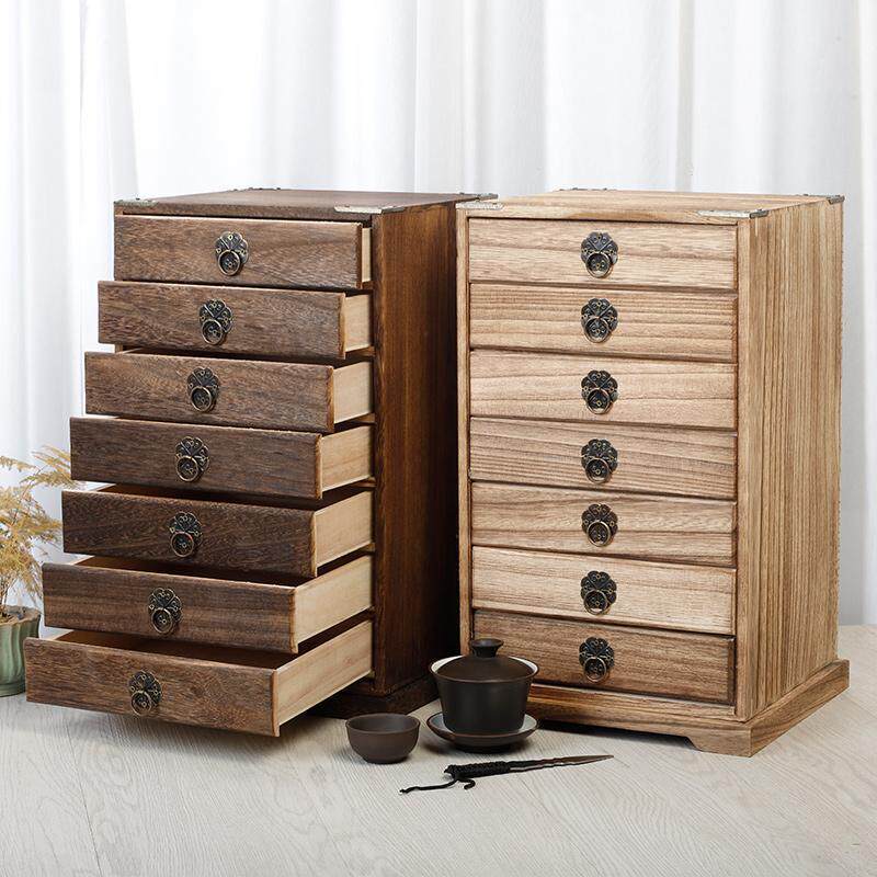 极速茶叶木盒普洱茶盒实木茶架叶茶饼盒茶具收纳分茶盘通用包装礼