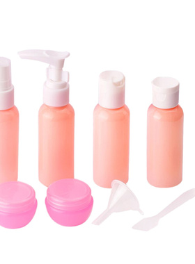 9pcs Refillable Bottles Kit Travel Size Liquid Foundation Lo