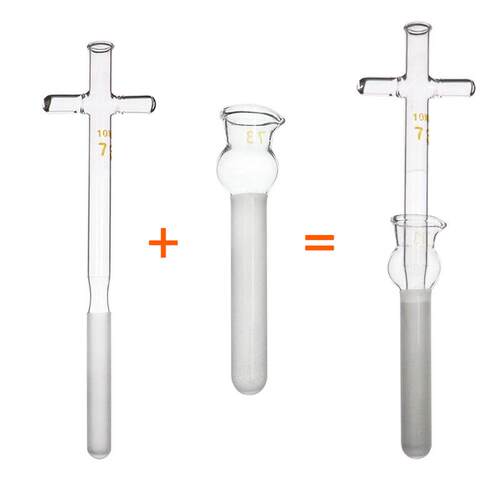 玻璃匀浆器 组织研磨1ml 2mml 5m l10l 20mlFGL 50器ml十字柄 匀