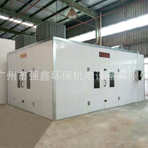 强鑫厂家喷直告供水002帘喷漆房工业军工广标识漆大型定喷烤漆房