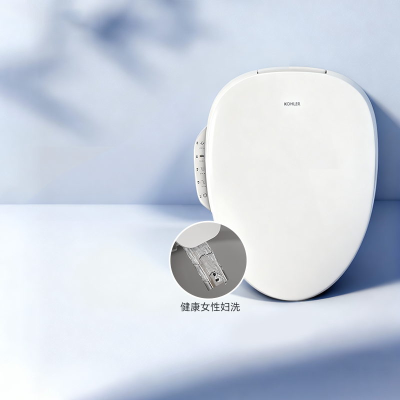【新品】科勒智能马桶盖超薄缓降智能盖板加热冲洗恒温即热35054T