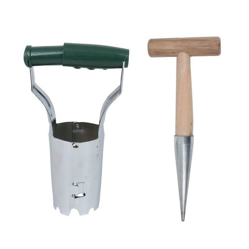 速发移苗器家庭园艺工具种花种菜播种育苗移栽打洞挖土手动小铲子
