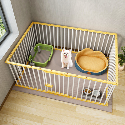 速发围栏栅栏室内中型犬隔犬门狗迪比熊专用狗笼子小型离泰窝