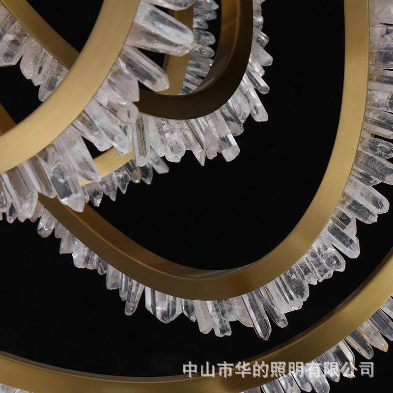 现货设计师水e晶吸顶灯不锈钢创意主卧室灯豪华高端主卧客厅轻奢