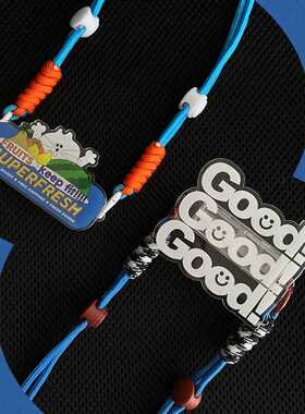 SecretRoom原创趣味英文手机链背夹挂绳可斜挎苹果安卓通用