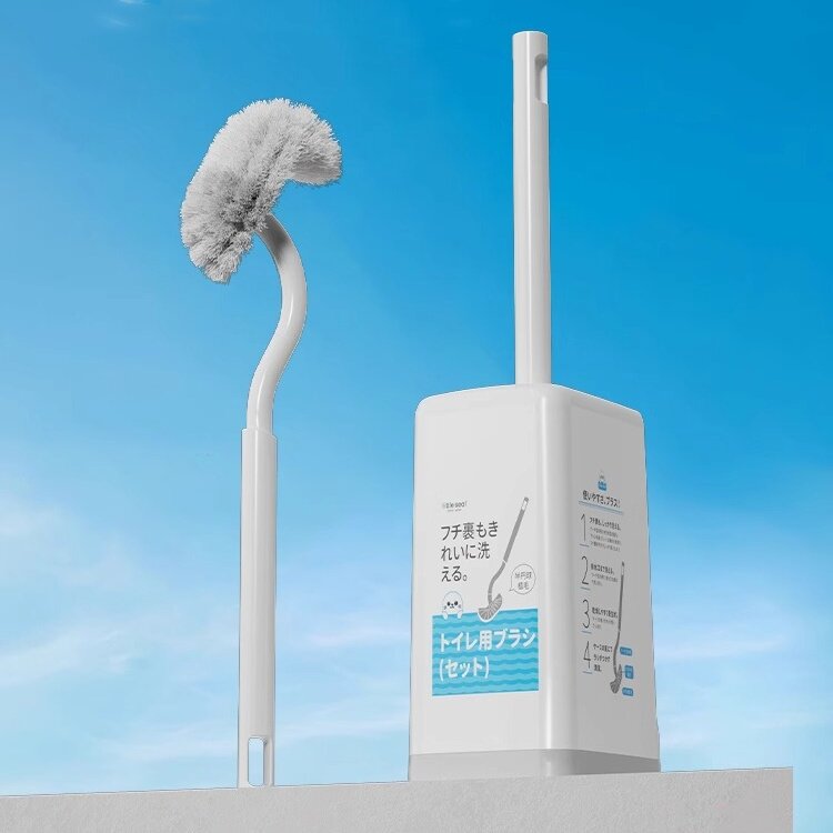 日本进口马桶刷家用无死角2026新款洗厕所刷子神器卫生间壁挂套装