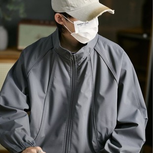 PANG哥潮流大码 秋冬潮牌飞行员夹克男简约冲锋衣潮流日系棒球外套