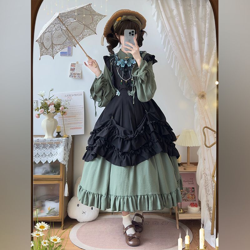 宫羽衣洛丽塔汉服套装春夏新款