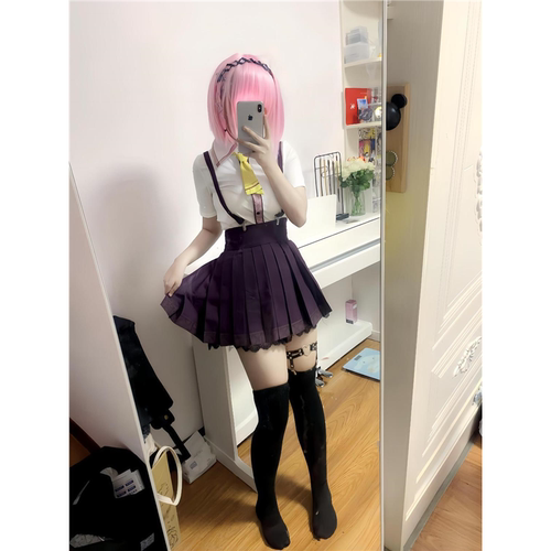 galgame天使纷扰谷风天音cos服jk制服裙日系校园短袖校供学院全套