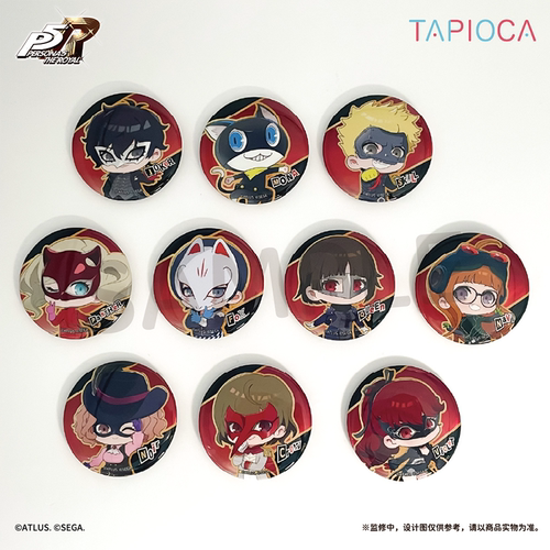 【TAPIOCA现货】女神异闻录5皇家版 官方周边 Q版徽章吧唧盲盒