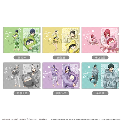 【TAPIOCA现货】蓝色监狱 蓝锁周边 透明文件夹 襁褓睡衣ver.