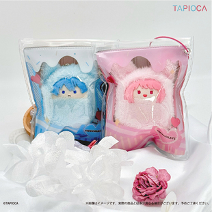 【TAPIOCA现货】原创 谷美板状巧克力风多功能玩偶娃娃收纳拉链包