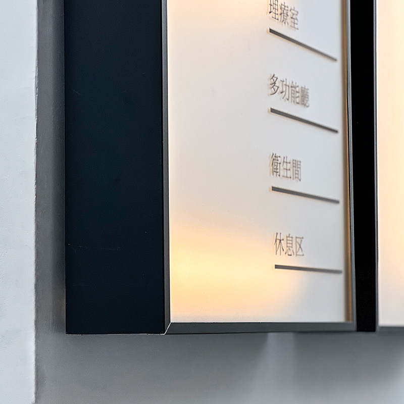 好货灯箱广告牌挂墙式 轻奢大气上档次 创意数字灯管发光设计招牌