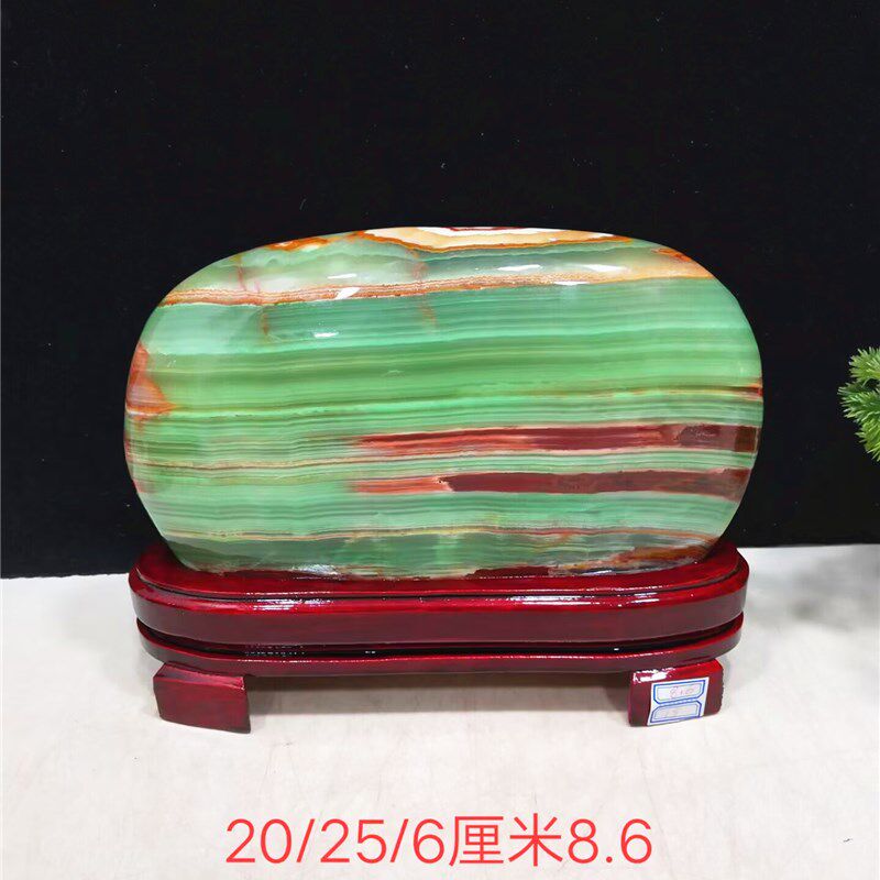 好货天然奇石原石玉石摆件古青玉阿富汗玉观赏石头家居装饰靠山石