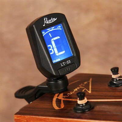 好货.Langyun LT 23 classical folk guitar tuner violin bass w