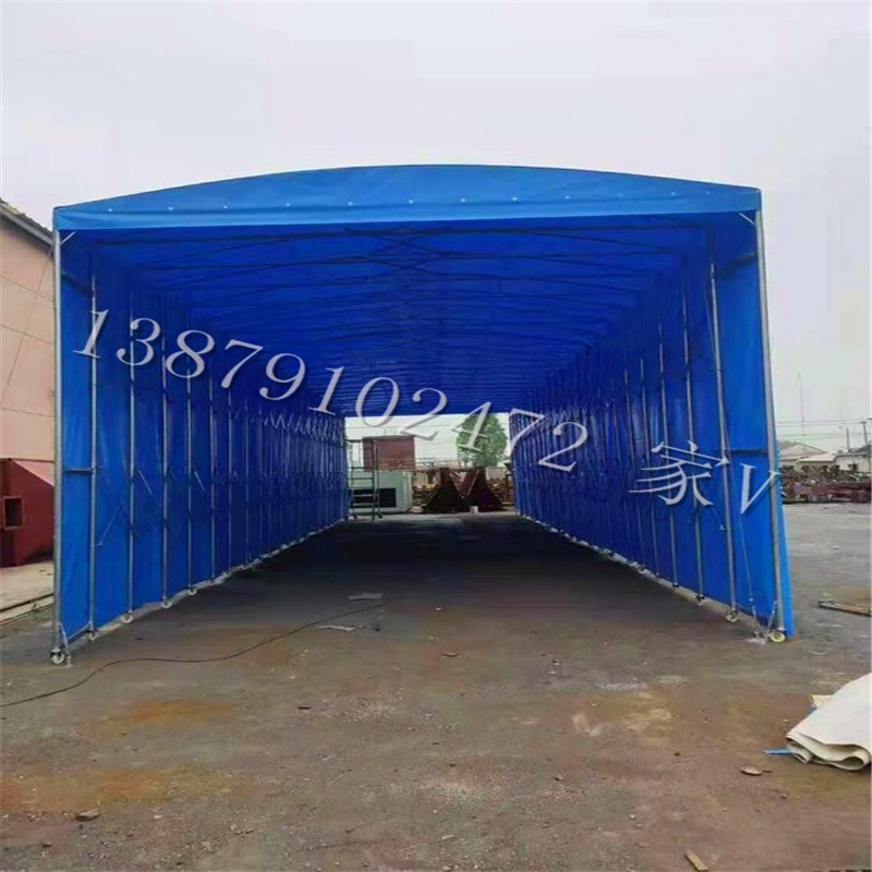 极速新伸缩棚收缩摆摊移动棚挡雨工地遮雨篷帐篷雨蓬烧烤夜宵遮阳