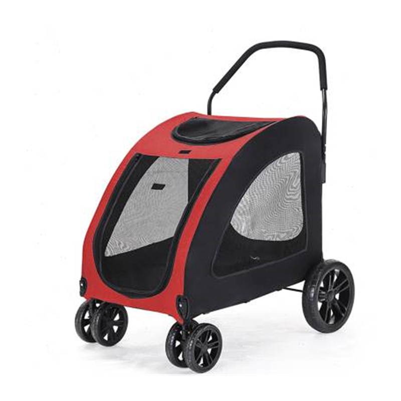 宠物推车小型犬轻便可折叠遛狗车中型犬狗狗轮椅车后肢猫咪手推w.