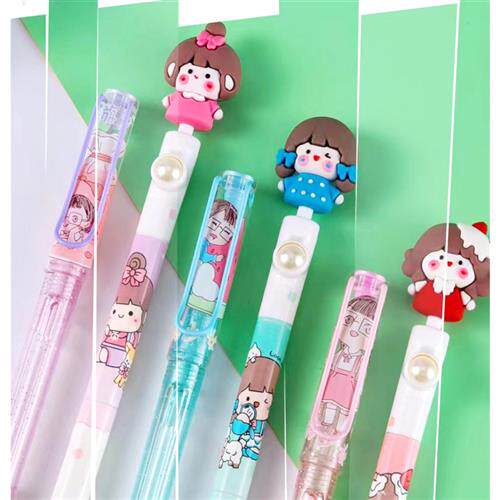 口袋的少女热敏可擦钢笔自带润笔器可擦晶蓝墨囊可替换