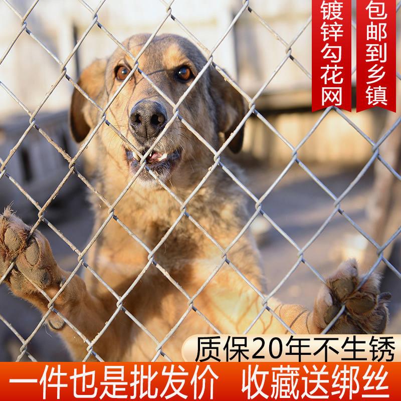 镀锌铁丝网勾花网钢丝牛羊养殖网果园围栏栅栏护栏网边坡防护网