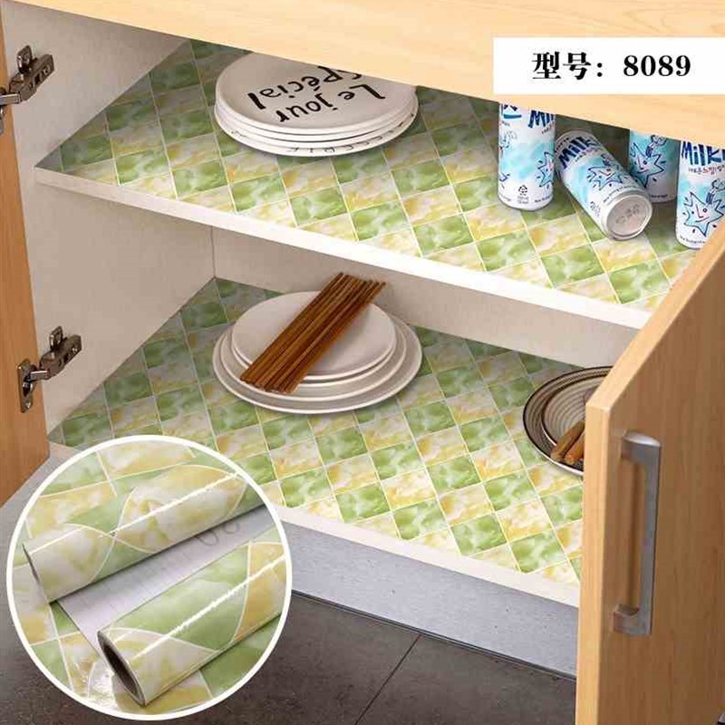 好货新品厨房铺柜纸橱柜垫纸抽屉防水防潮垫家用厨房防油贴纸衣柜