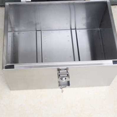 好货厂销厂促摩托车后备箱不锈钢 电动车6尾箱通用防水储物工具箱
