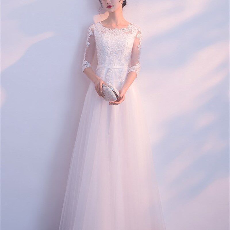 学生艺考礼服声乐钢琴古筝考试演奏表演主持小音乐会裙成人礼气质