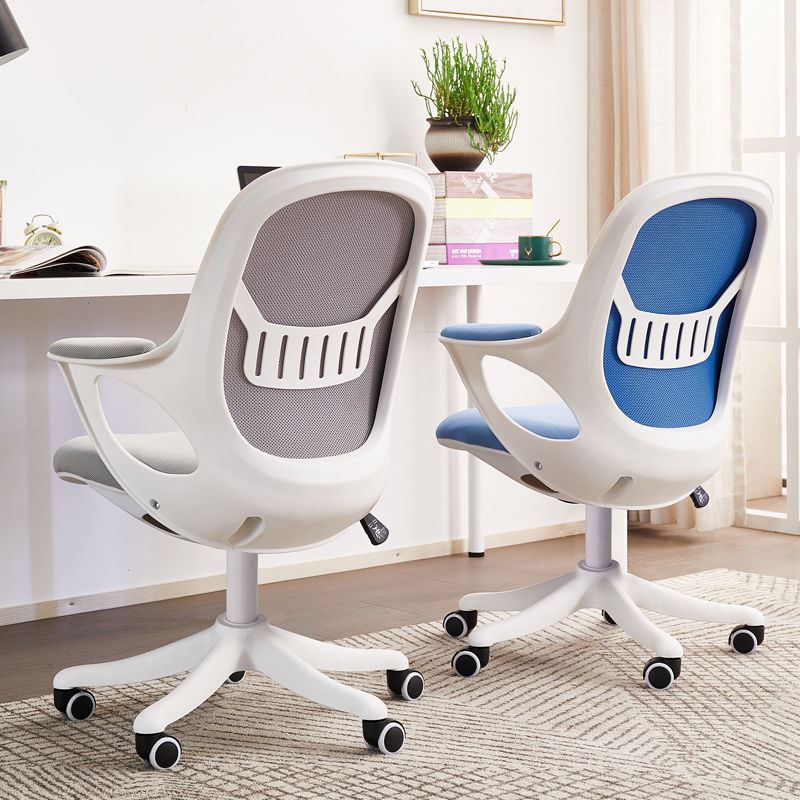 。家用时尚电脑椅办公网布转椅学生学习职员椅书房书桌椅子升降旋