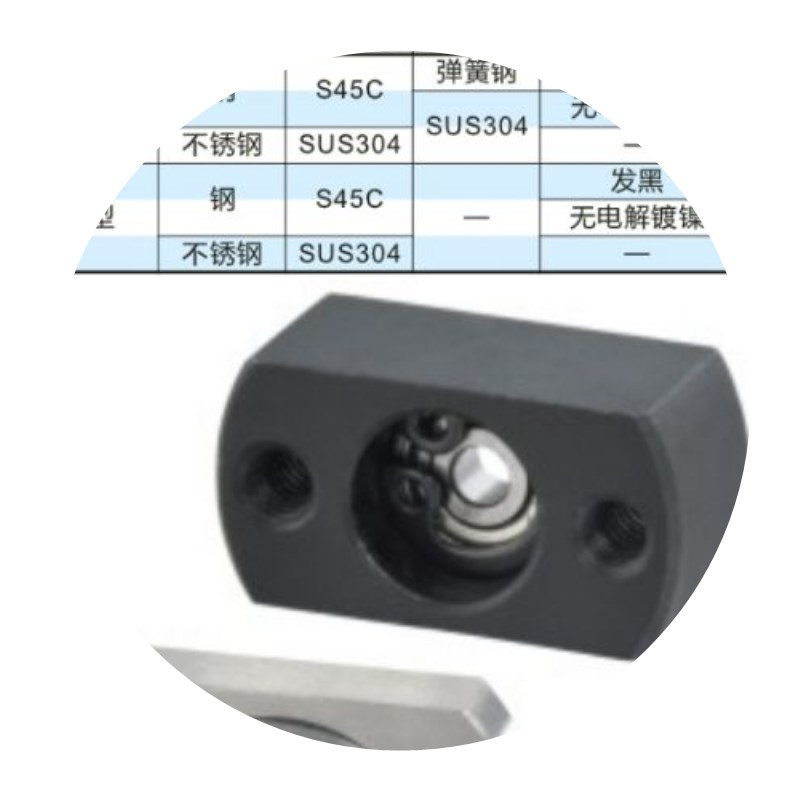 好货带挡圈对边法兰型单轴承带座轴承座BFC11/12-6008ZZ 孔径40m