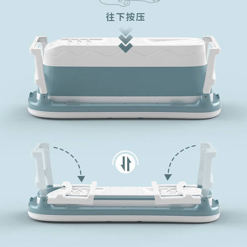 极速厂家访客浴缸泡澡桶折叠浴桶塑料洗澡桶带盖子浴盆洗澡盆家用