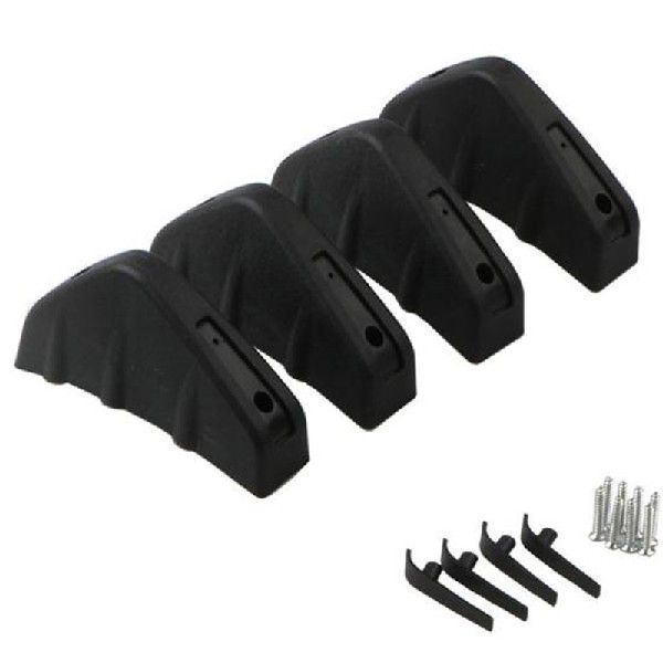 4Pcs Universal Car Rear Bumper Lip Diffuser ark Fin 3